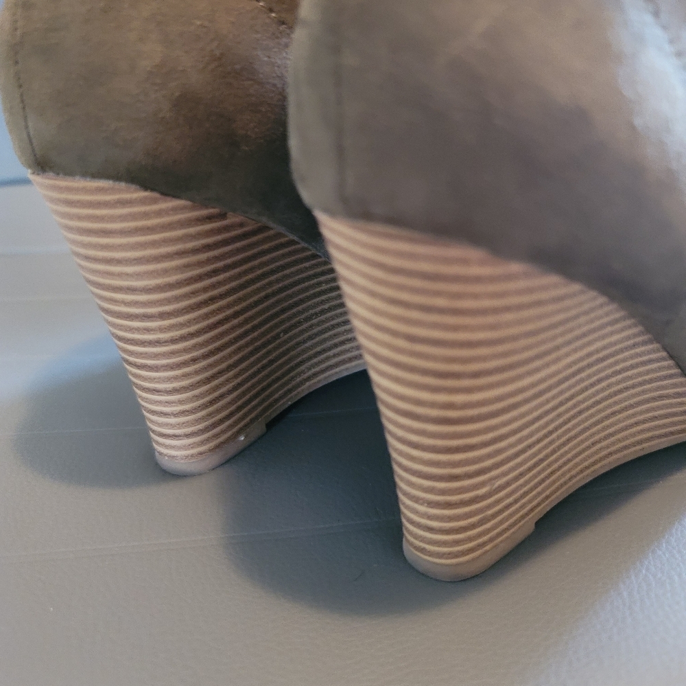 Wedge Open Toe Booties - Picture 3 of 4